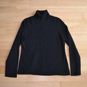 Sutton Studio Black Turtleneck Sweater